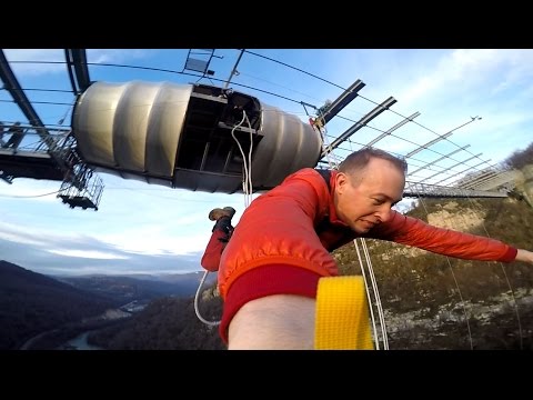 207m Bungy Jump at Skypark AJ Hackett Sochi /СкайПарк Сочи - банджи 207м