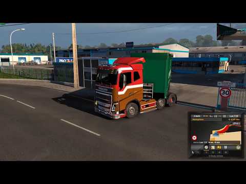 Euro Truck Simulator 2 (1.30) Volvo FH16 2012 France Bourges + DLC's & Mods