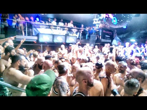 CSD Köln: DJ Chris Bekker at Green Komm, Nachtflug, Cologne, July 8, 2018