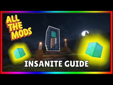 How to Make Insanite  - The Ultimate (simple) Extreme Reactors All the Mods Tutorial