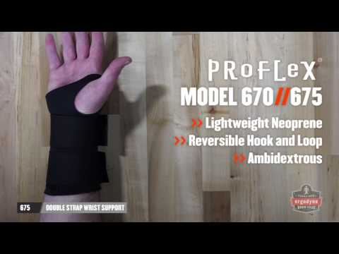 Ergodyne ProFlex 670 Ambidextrous Single Strap Wrist Support