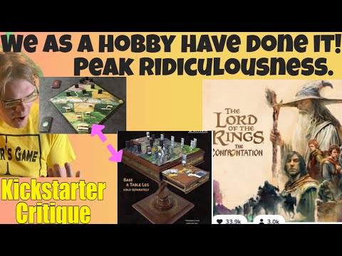The Lord of the Rings: The Confrontation Ultimate Edition - It's table -Kickstarter Critique Review