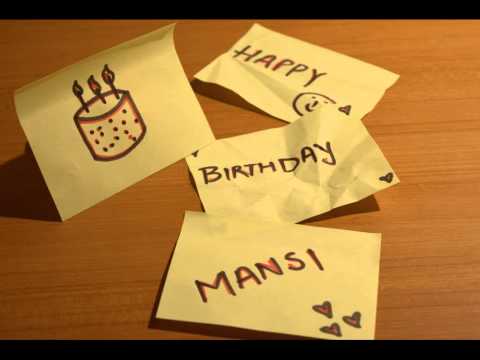 Happy Birthday Mansi