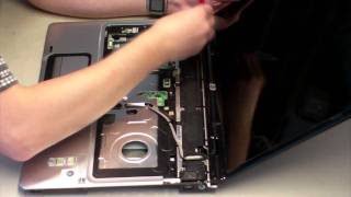 preview picture of video 'HP DV9000 Disassembly / Motherboard Replacement'
