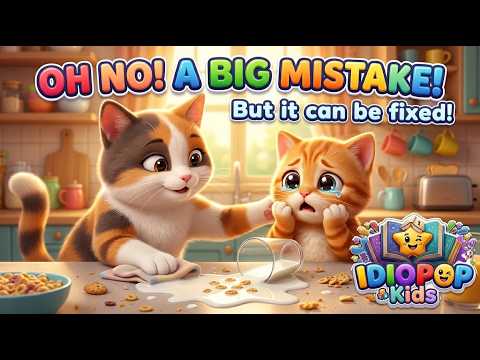 Still from the IDIOPOP KIDS story about learning from mistakes