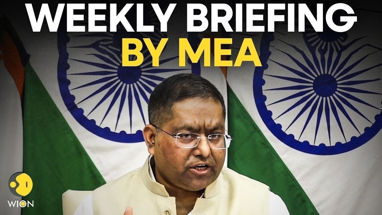 LIVE: MEA Press Briefing | Indian Sailor Killed in Black Sea Strike | PoK Protest | WION