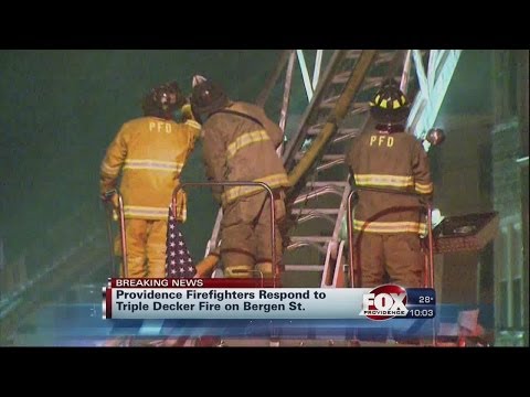 Fire breaks out in Providence triple-decker