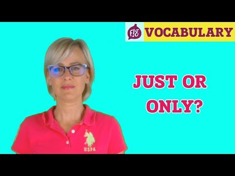 1 perc angol - Just vagy only?