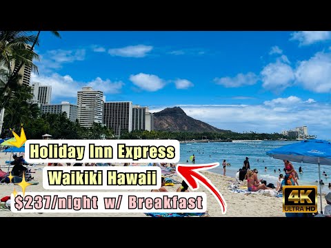Affordable Hotel in Holiday Inn Express Honolulu Hawaii $237/ night w/Breakfast #staycation #travel