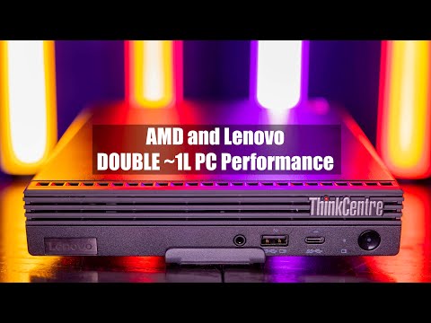 Lenovo ThinkCentre M75q Business Mini Desktop Computer, AMD Ryzen 5 Pro (Up to 4.40GHz), 16GB RAM, 1TB PCIe SSD, Ultra-Quiet Design, 2-Monitor Support 4K, WiFi 6, Keyboard & Mouse, Windows 11 Pro video review thumbnail