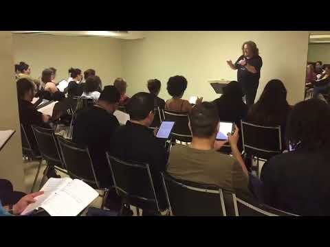 Choir rehearsal with Russell Brower (VGL, 2017)