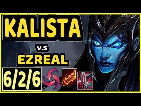 JAVAAA (KALISTA) vs EZREAL - 6/2/6 KDA BOTTOM ADC GAMEPLAY - EUW Ranked MASTER