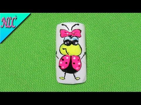 Decoracion de uñas Mariquita – Como pintar Una Mariquita – Ladybug Nail Art – NLC