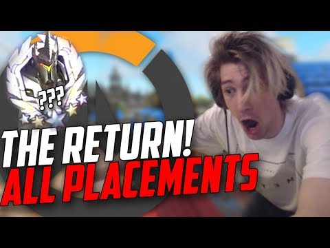 xQc - THE RETURN! OVERWATCH PLACEMENTS W/CHAT | xQcOW