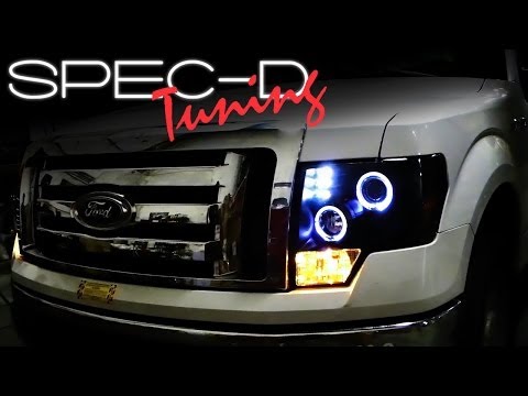 AlphaRex Alpha-Black PRO-Series Projector Headlights For 2009-2014 Ford