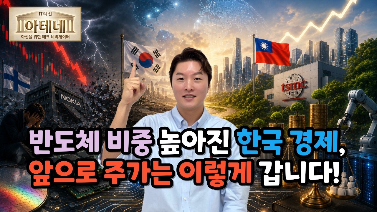 [아테네] 반도체 비중 높아진 한국 경제, 앞으로 주가는 이렇게 갑니다!