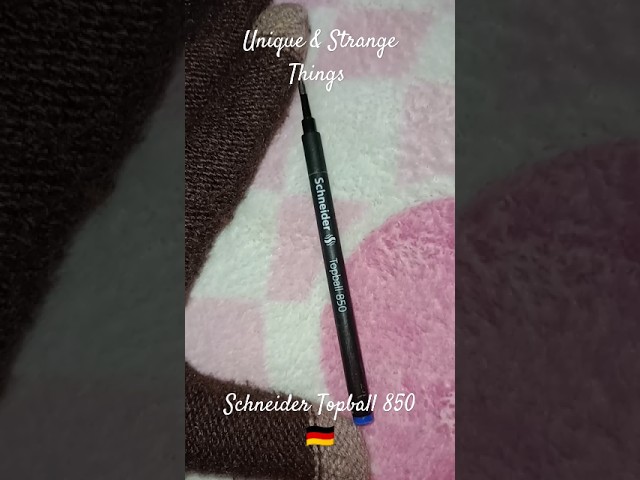 Vídeo relacionado con Schneider Topball 850 - Bolígrafo de punta redonda (formato europeo, grosor de trazo de 0,5 mm) (5 unidades), color azul