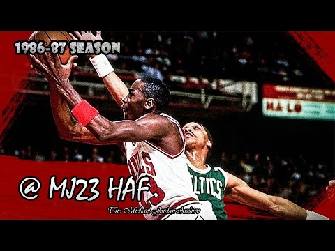 Michael Jordan Highlights vs Celtics (1987.01.27) - 30pts