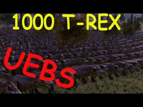 Let's Play Ultimate Epic Battle Simulator Deutsch #10 UEBS | Gameplay German Deutsch - 1000 T-Rex