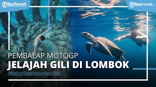 Maverick Vinales Berenang di Antara Puluhan Patung Bawah Laut Gili Meno usai Balapan MotoGP