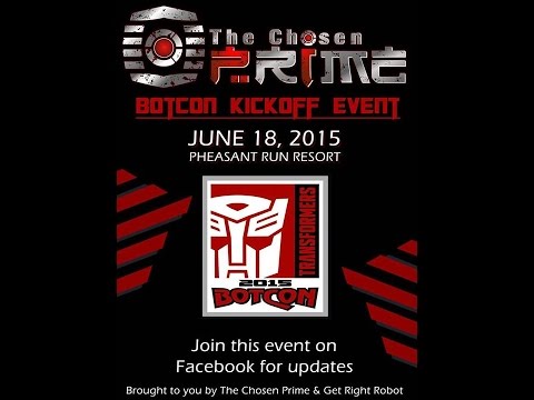 TheChosenPrime.com & GetRightRobot Botcon Kick Off Party