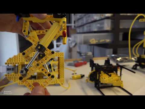 Lego train container terminal automated by Arduino WIP E18: Pressure problems solved!