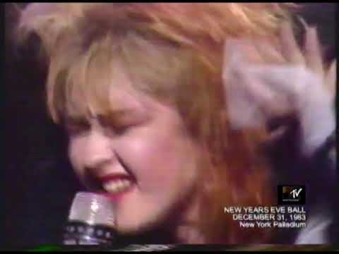 Cyndi Lauper   MTV New Year's Eve Ball, Palladium, NY, 31 December 1983