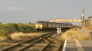 preview picture of video 'Abergele 3.8.2014 - LNER A4 60009 Union of South Africa & 57316 - 1Z96 North Wales Coast Express'