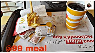 @99 Value meal #Mcdonald's Burger, French fries & Coke |Swad banaras ka| #food #Varanasivegfoodtour