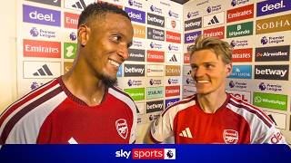 Ezri Konsa and Martin Odegaard FULL post-match reaction to Arsenal win