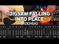 Radiohead - Jigsaw Falling Into Place (Acoustic Guitar lesson with TAB)