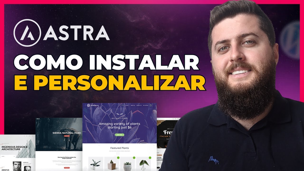 Como Instalar e Personalizar o TEMA ASTRA no WordPress 2025 [Passo a Passo]