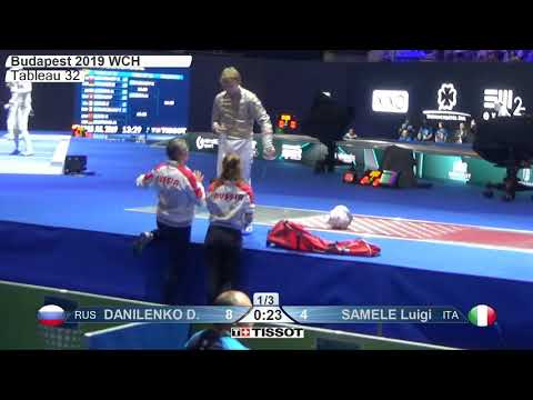 2019 246 T32 15 M S Individual Budapest HUN WCH RED SAMELE ITA vs DANILENKO RUS