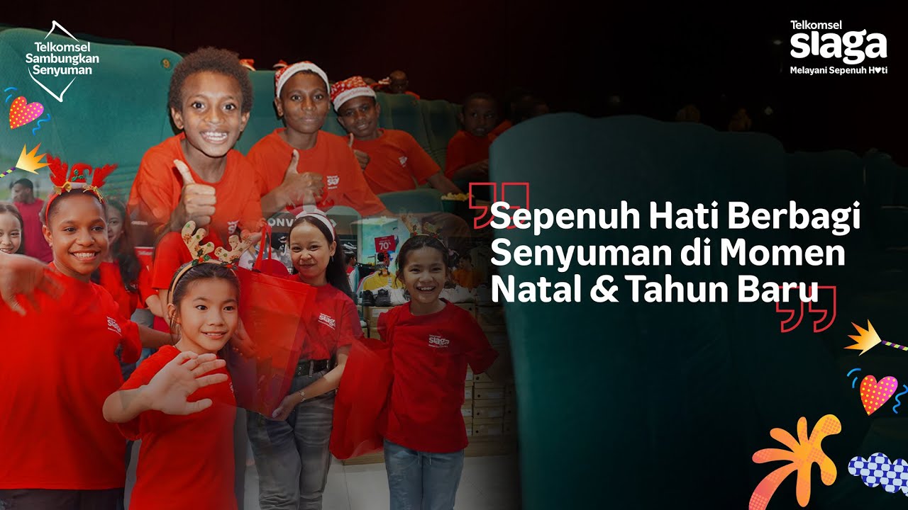 Sepenuh Hati Berbagi Senyuman di Momen Natal & Tahun Baru