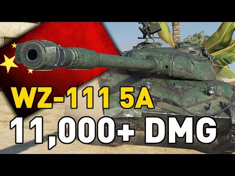 World of Tanks || WZ-111 5A - 11,000+ DMG...