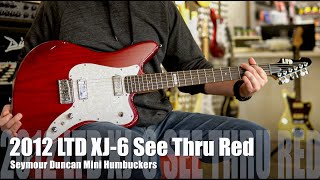 Video thumbnail for Offset guitars are cool again! LTD XJ-6 by George V Guitars