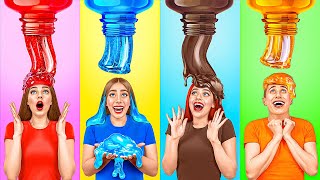 Gummy Food, Real Food vs Chocolate Food Challenge | Funny Situations by Multi DO Challenge