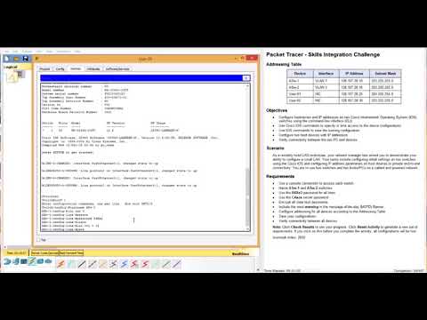 packet tracer 2.4.1.2 - Skills Integration Challenge in Action By Sahrul Azis