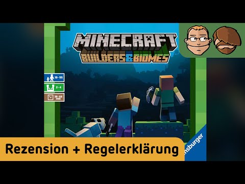 Minecraft - Builders & Biomes - Board Game - Review and Rules Explanation
