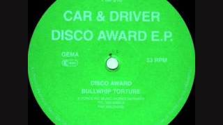CAR & DRIVER - DISCO AWARD (1992)