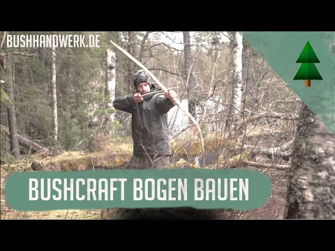 Bogenbauen in der Wildnis | Erster Versuch | bushhandwerk.de