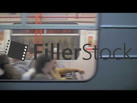 Train coming to Staromestska station, Prague