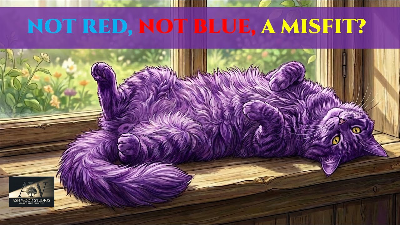 Purple Violet Lavender Cat