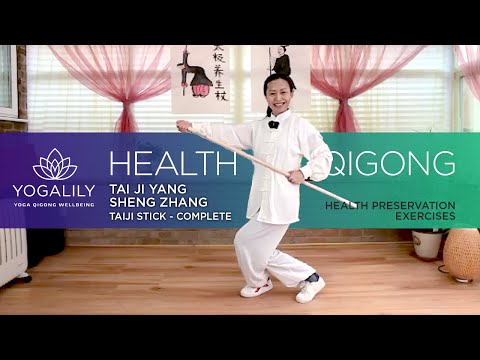 Taiji Stick Qigong Tutorial - Complete | Tai Ji Yang Sheng Zhang | Health Qigong