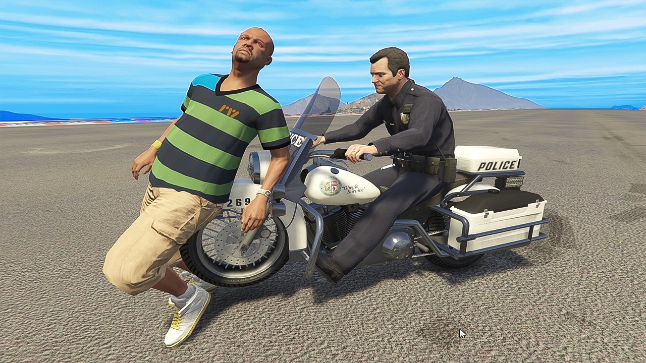 何もしてない人を逮捕してみる警察ゲーム【GTA5】