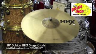 Video thumbnail for Sabian HHX Stage Crash 18" - The Drum Shop North Shore by Nate Morrison Drums