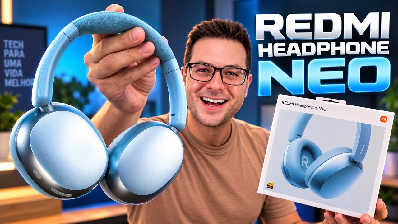XIAOMI mandou BEM! Conheça o REDMI Headphone NEO
