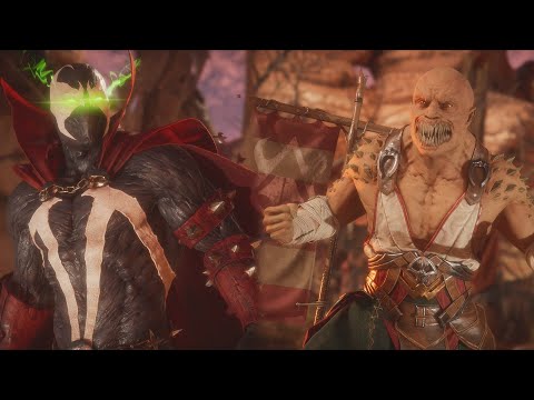 Spawn Doesn't Like Baraka's Ugly Face | Baraka Wants To Eat Spawn - Mortal Kombat 11