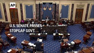 U.S. Senate passes stopgap govt. funding bill