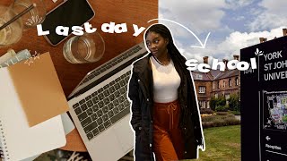 Last day of masters📚 | day in the life of an international student in the UK.